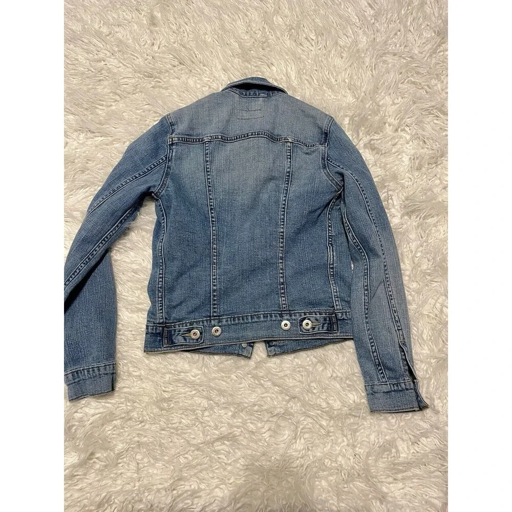 Levi's Trucker Denim Jean Jacket 730S Womens Size Small - Picture 3 of 8